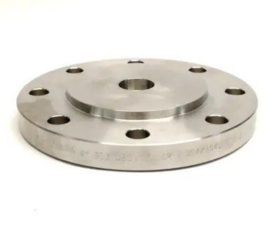 IDEAL REDUCING FLANGE | IDEAL 4" Reducing Pipe Flange RF w/ 1" Socket Weld Bore B16 150# SA182 F304/304L - New