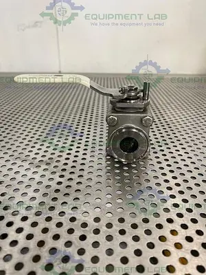 USED SVF -F. C. I. SB79999ATTR BALL VALVE W/ 1" SANITARY FITTING