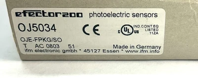 USED IFM EFECTOR OJE-FPKG/SO