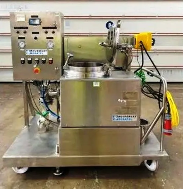 Rousselet Robatel RC 30 VxR XP basket centrifuge, Hastelloy C-22.