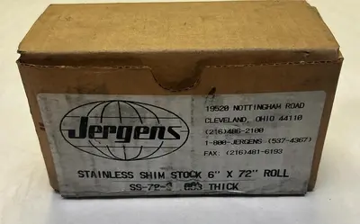 New | in-Stock JERGENS SS-72 Commercial Materials & Supplies Ohio US | Surplus Asset Holdings #1247942