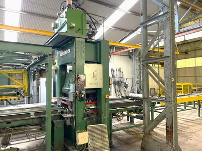 USED PINCHART DENY PUNCHING PRESS + LISSE CBC 1250 X 8 MM