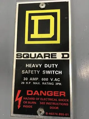 USED SQUARE D H361AWK E1