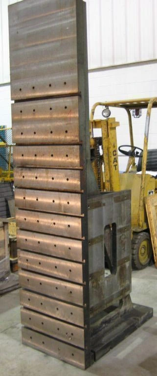 96″ X 24″ FABRICATED T-SLOTTED ANGLE PLATE