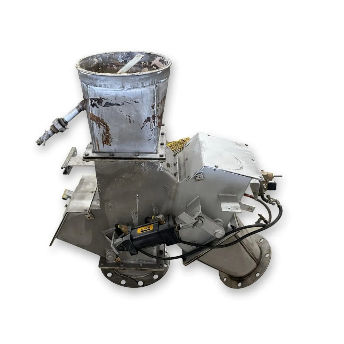 Used 10" Stainless Steel Square Body Diverter Valve