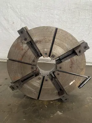 36" 4-JAW LATHE CHUCK. STOCK # 0849923.