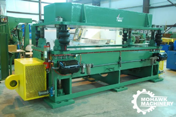 80 TON ASC 4-POST FLYING CUTOFF PRESS - 117" X 29" BETWEEN POSTS - 2" STROKE - AIR CLUTCH - 15 HP MOTOR