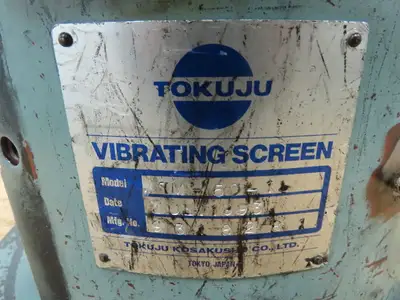 Tokuju TM-50-1S 20" Vibratory Screen Sifter, Vibratory Separator 208v 3ph