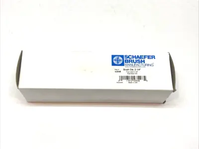 New | in-Stock Schaefer Brush Stainless Steel Wire Brush 2-1/4" Flue 2-1/2" Mandrel Mounted Brushes Michigan US | Maverick Industrial Sales #1399985