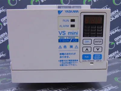 Yaskawa CIMR-XCBA41P5 VS mini 2 HP Variable Frequency Drive 380-460V Used