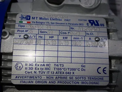 USED MT MOTORI ELECTRICI TN56B/2 14