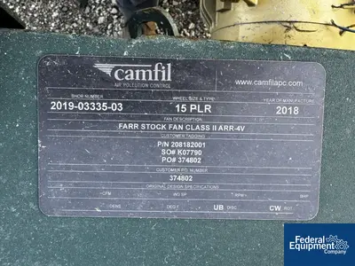 USED Camfil Camfil Farr Model GS4 Carbon Steel Dust Collector