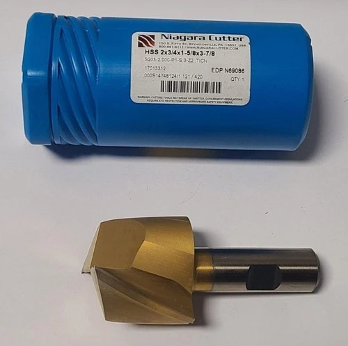 Niagara Cutter HSS High Speed Steel End Mill 2 x 3/4 x 1-5/8 x 3-7/8 N69086