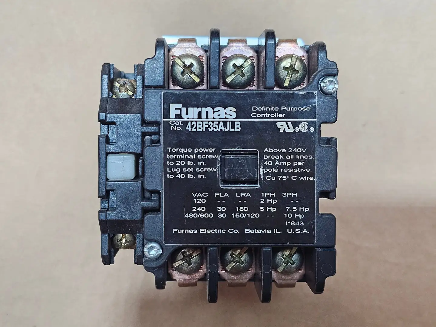 Used FURNAS 42BF35AJLB Switchgears British Columbia CA | Lenmark #1438347