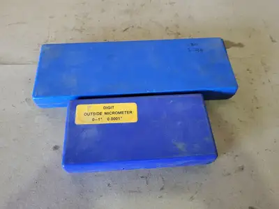 0-1" Outside Digital Micrometer 5LD47 and 0-6" Caliper 5LD57