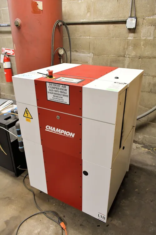 Used 2020 CHAMPION CL 15-22C Rotary Screw & Sliding Vane Air Compressors Michigan US | Westbrook Asset Management #1452624
