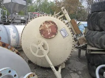 Dust Collector, Baghouse, 140 SF, Pulse, Round Tank, C/st #S737884
