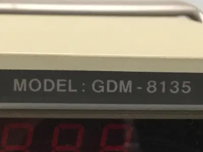 USED GW INSTEK GDM-8135