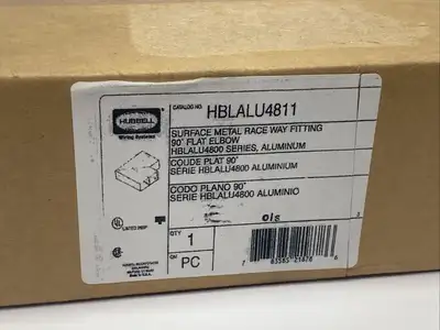 HBLALU4811 | Hubbell  Metal Raceway 90 Degree Flat Elbow - New