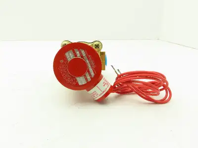 Skinner Lancer 4LD2LB5102 Solenoid Valve 2-Way NC 120V 100 PSI 3/8"NPT Hot Water