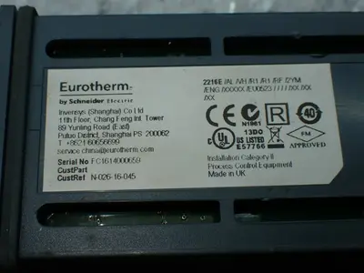 USED EUROTHERM 2216E/AL/VH/R1/R1/RF/2YM/ENG/XXXXX/EU0523