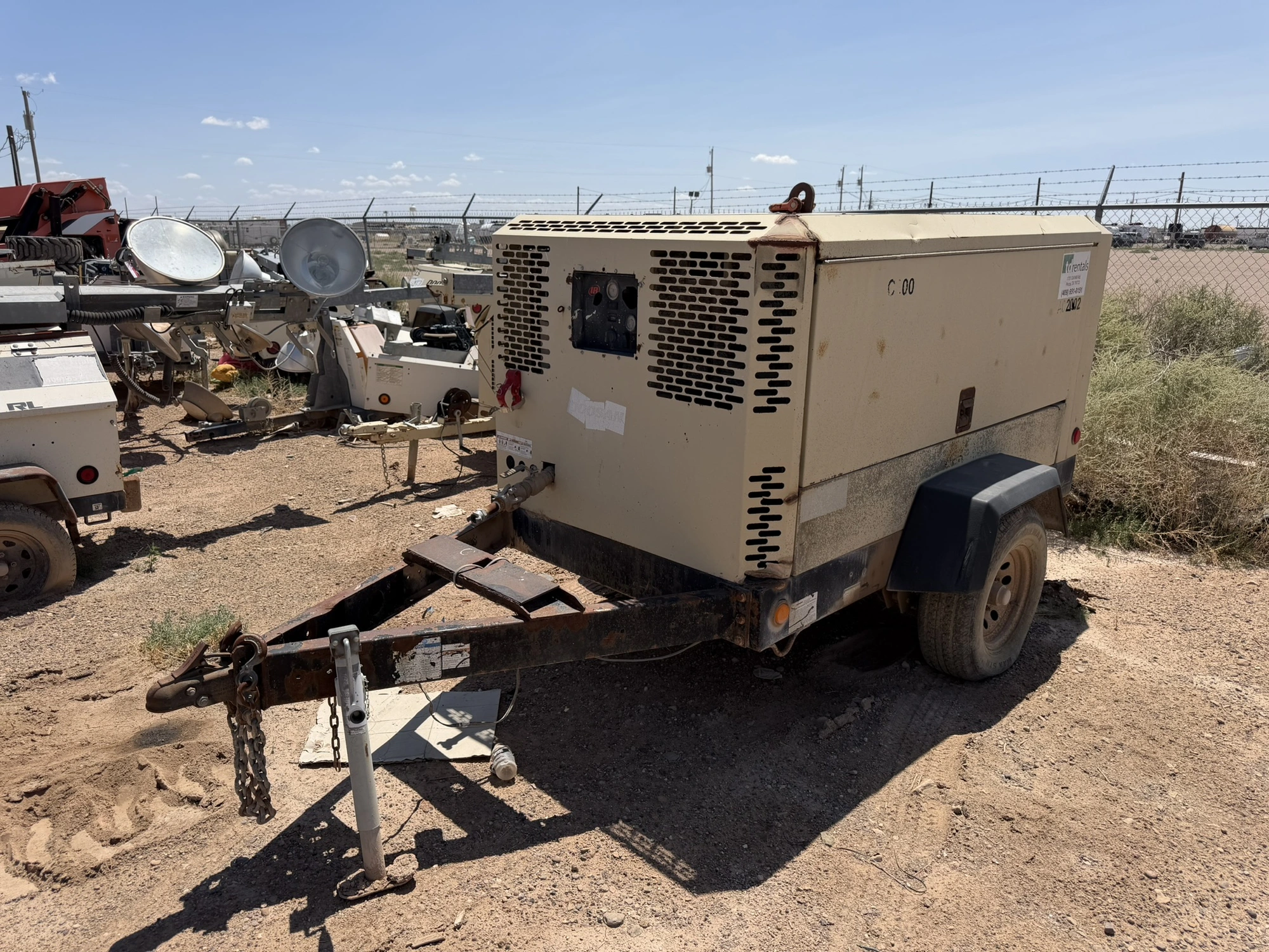 Used _UNKNOWN_ _UNKNOWN_ Air Compressors, Portable Texas US | Miedema Asset Management Group #1312682