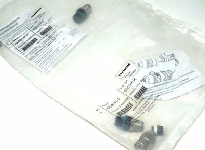 2 NEW TURCK HAS8141-0, BS8146-0 CONNECTOR