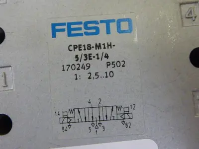 USED FESTO CPE18-M1H-5/3E-1/4