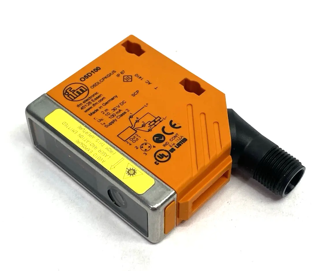 New | in-Stock ifm Laser Distance Sensor, Time-of-Flight Measurement O5DLCPKG/US Photoelectric Sensors Michigan US | Maverick Industrial Sales #1402993