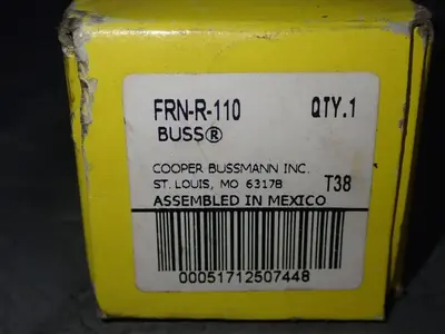 New | in-Stock COOPER BUSSMANN FRNR110 Fuses | HGR 24 #742055