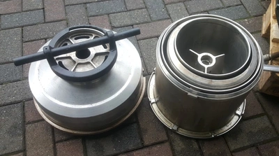Westfalia KG 8006 chamber bowl centrifuge, 316SS.