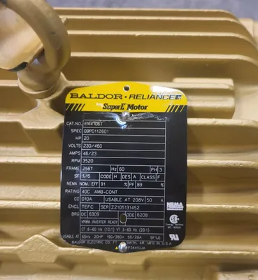 NEW ABB BALDOR 20 HP