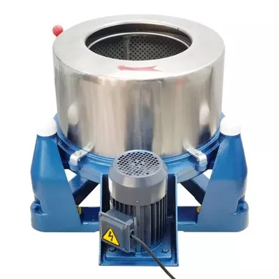 NEW: Chinese 20 x 11 perforate basket laundry centrifuge, 304SS.