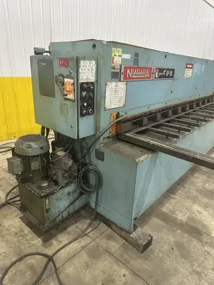 10' X 1/4" NIAGARA MODEL #SP-10-1/4 HYDRAULIC SHEAR: YOBRO #23863
