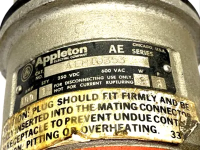 Used Appleton AEP10353 Electrical Fittings Michigan US | Maverick Industrial Sales #1495972