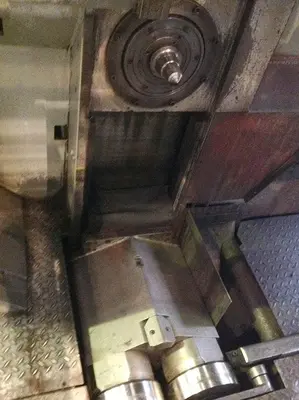 USED HEGENSCHEIDT PN 190 CNC PORTAL WHEELSET LATHE