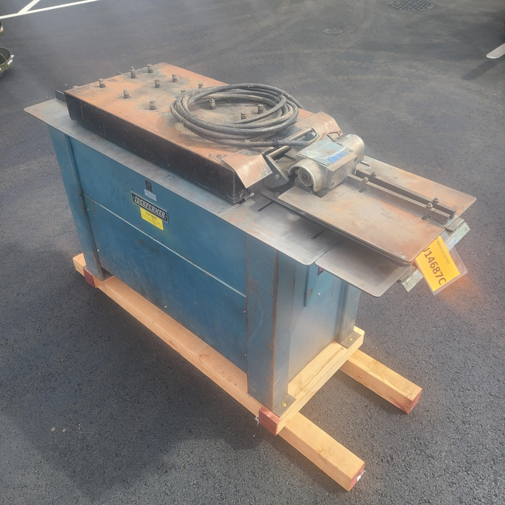U14687C Used Lockformer triplex w/ slitting attachment