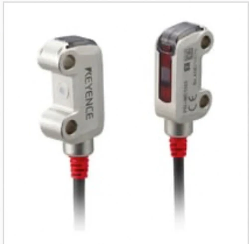 Keyence PR-M51CN Miniature Photoelectric Sensor, Mini-Slim Transmissive, M8 1.2m [New]