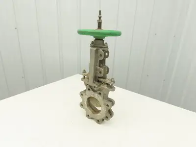 Tyco Rovalve S17D04-MH-X 4" Stainless Knife Gate Valve Rising Stem 150 PSI