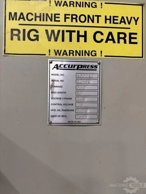 USED 2016 ACCURPRESS 435012