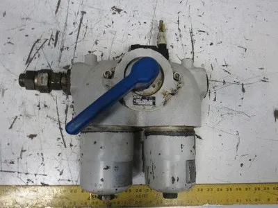 Mahle P1 3715-15-NBR Hydraulic Modular Duplex Line Filter W/Bypass