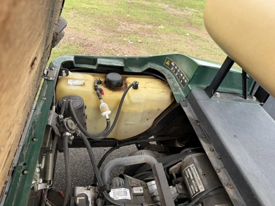 (1) 2015 E-Z-Go golf cart with a Kawasaki gas engine, includes ball washer and Club canopy, ball cov...