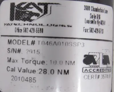 REFURBISHED GSE T046A010SSP3 RIGHT ANGLE NUT RUNNER