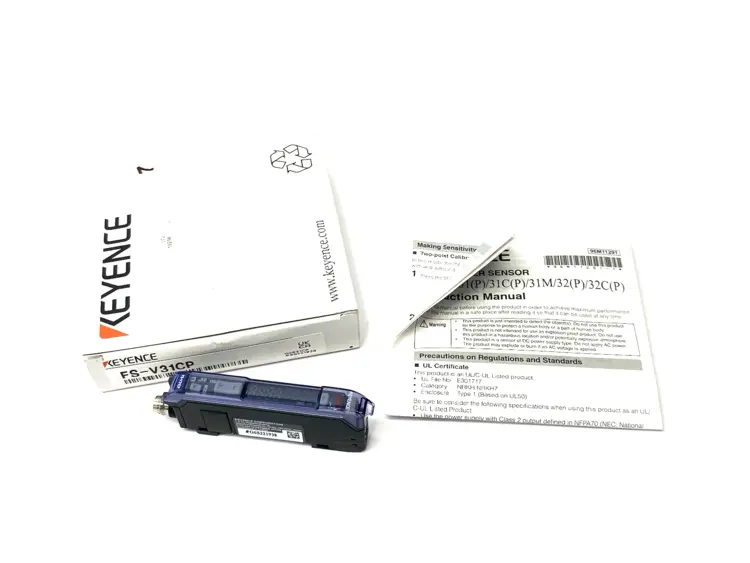 Used KEYENCE FIBER AMPLIFIER MAIN UNIT, M8 CONNECTOR TYPE Photoelectric Sensors Michigan US | Maverick Industrial Sales #1089834