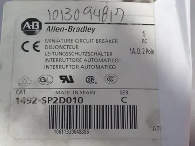 USED ALLENBRADLEY 1492SP2D010