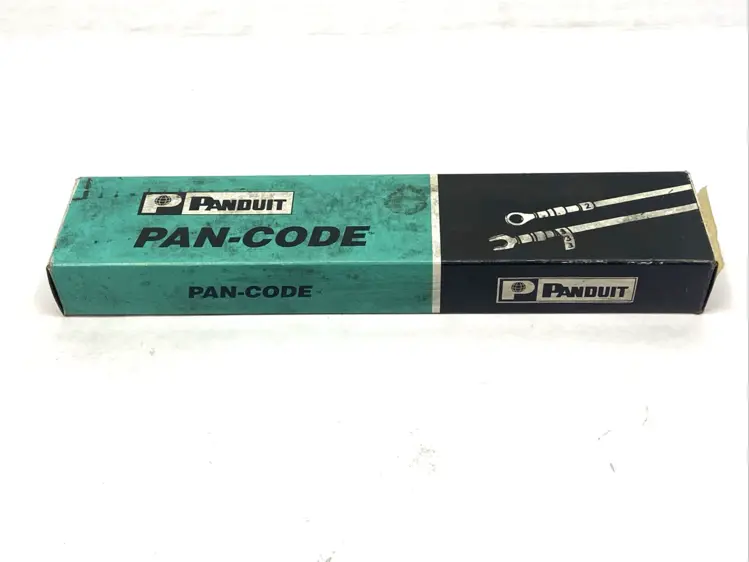 New | in-Stock Panduit Pan-Code Wire Marker Cards BOX OF 25 CARDS Blank Label Michigan US | Maverick Industrial Sales #1392534