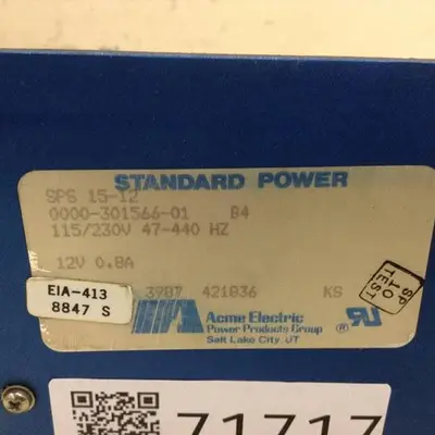 USED ACME ELECTRIC SPS 15-12