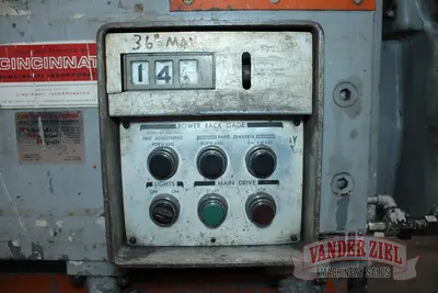 Used CINCINNATI 1808 Power Squaring Shears (Inch) Michigan US | Vander Ziel Machinery Sales #1512693