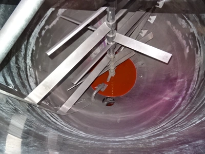 4,500L S/S JKTD Contra Rotational Mix Tank
