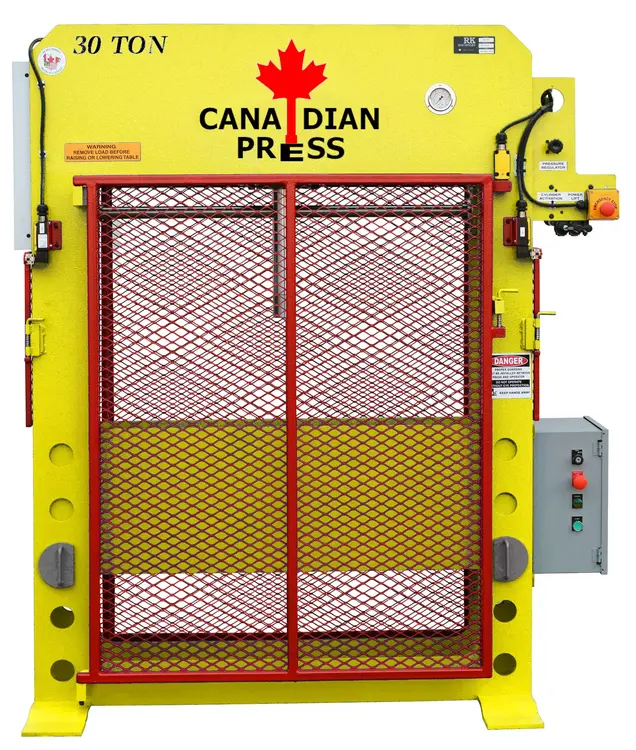 Used MACHINECO (CANADIAN PRESS DIVISION) HFP-30 H-Frame Presses Quebec CA | Machineco #1256401